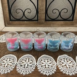 5 mermaid candles
