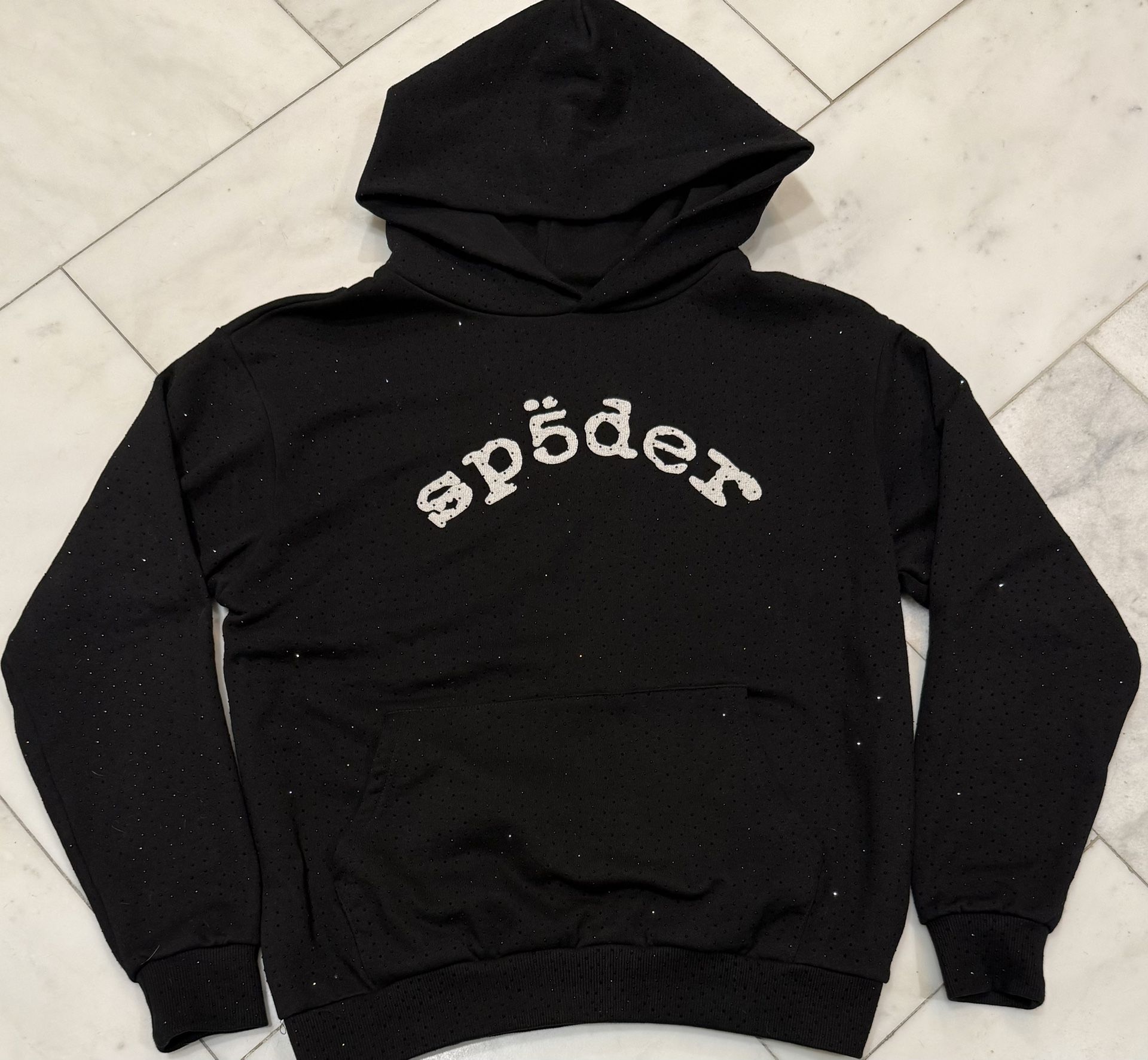Black VVS Sp5der Hoodie