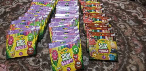 Silly scents washable markers