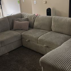 Modern Corduroy Couch