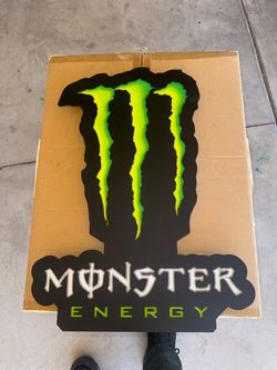 Monster Energy Large Promotional Sign
