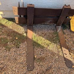 Set Of Forks For A Skid Steer Or Backhoe