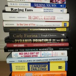 Lot Of 15 Business, Marketing, And Leadership Books