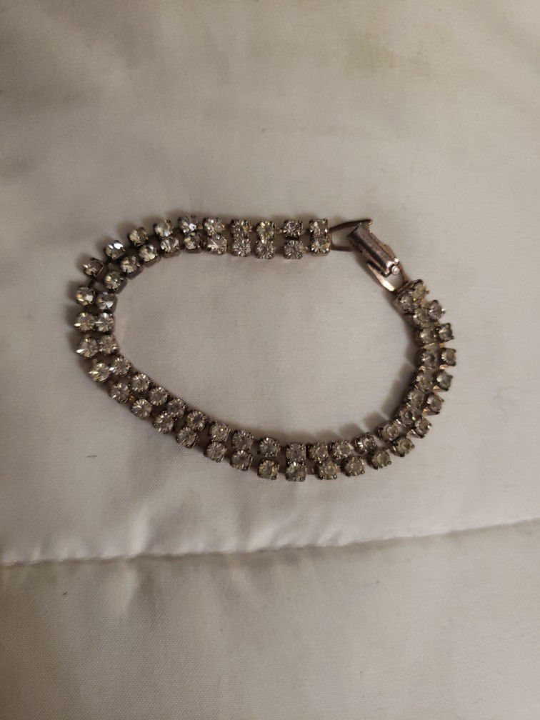 Vintage Rhinestone Bracelet 
