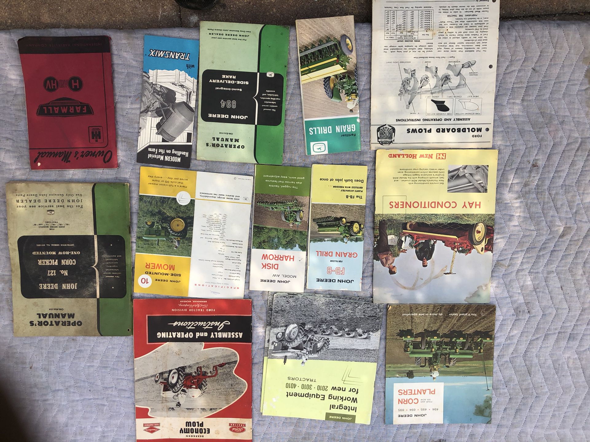 Vintage john deere pamphlets