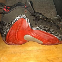 Nike Air Flightposite Exposed Zebra Size 13