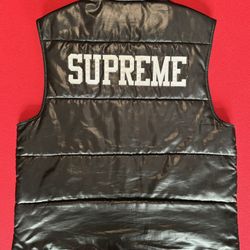Champion x Supreme Puffer Down Vest 