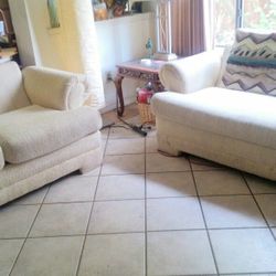 Moving sale. Price reduced to $100 all three -Sofa, love seat and chair combo fair condition - need minor cleaning ALL three for $100 FCFS