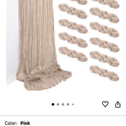 12 dusty pink table runners