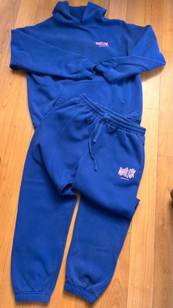 White Fox Boutique Malibu Blue Archive 6.0 Fleece Hoodie Sweatpants Set L/XL
