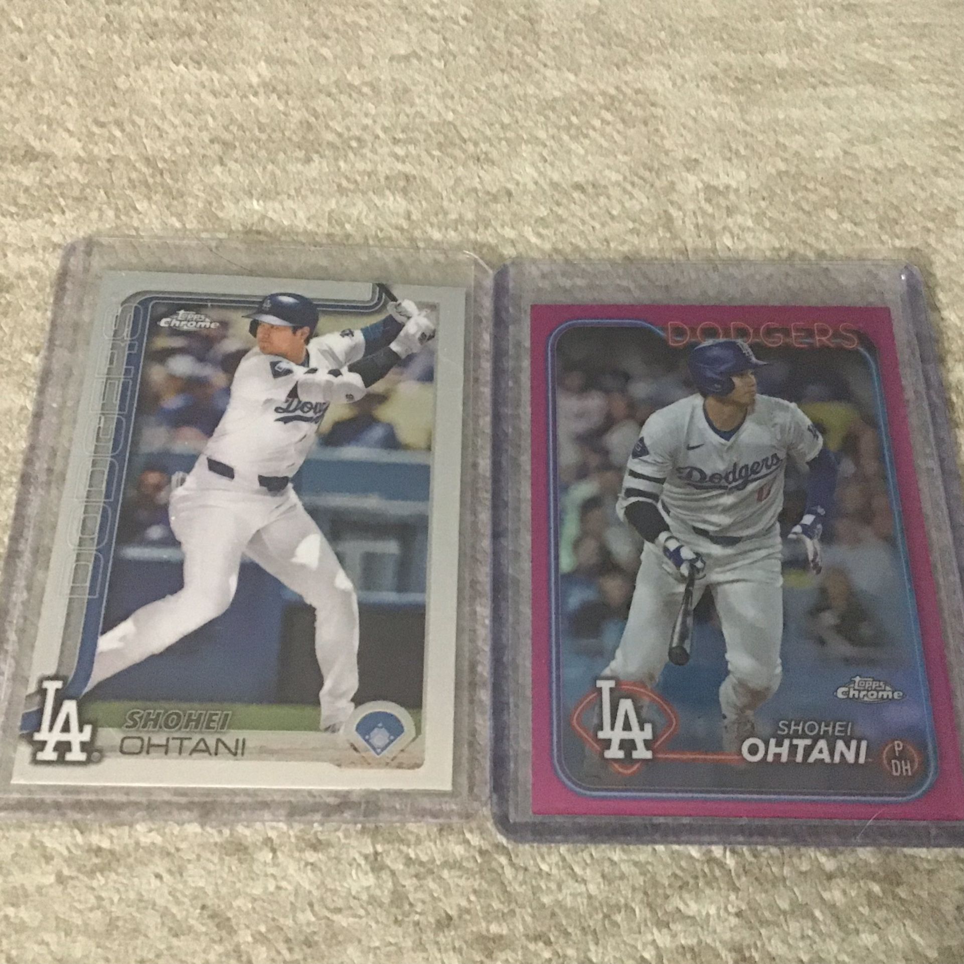 dodgers baseball,Ohtani  and Guerrero jr  Toronto…$80 All..also have Guerrero sr cards