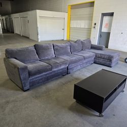 *Same Day Delivery Available!* Massive 13ft Jonathon Louis Chaise Sectional 