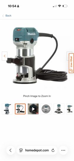 Makita 1-1/4 HP* COMPACT ROUTER makita Toupie compacte 1-1/4 HP* Buriladora Compacta de 1-1/4 HP*