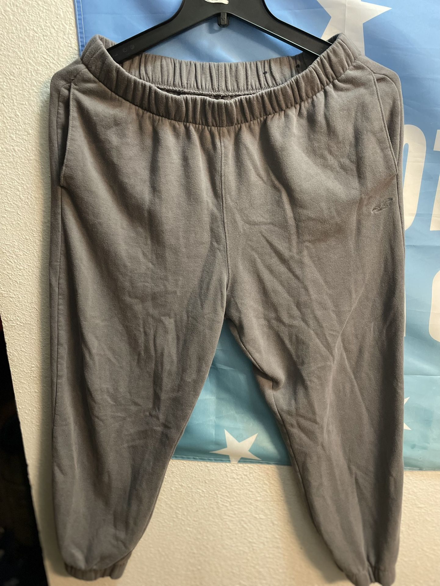 Hollister Womens L Gray Ultra High-rise Joggers