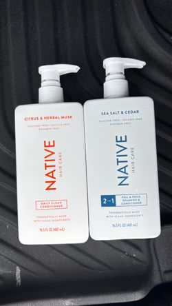 Native Hair Care Shampoo & Conditioner Set – New