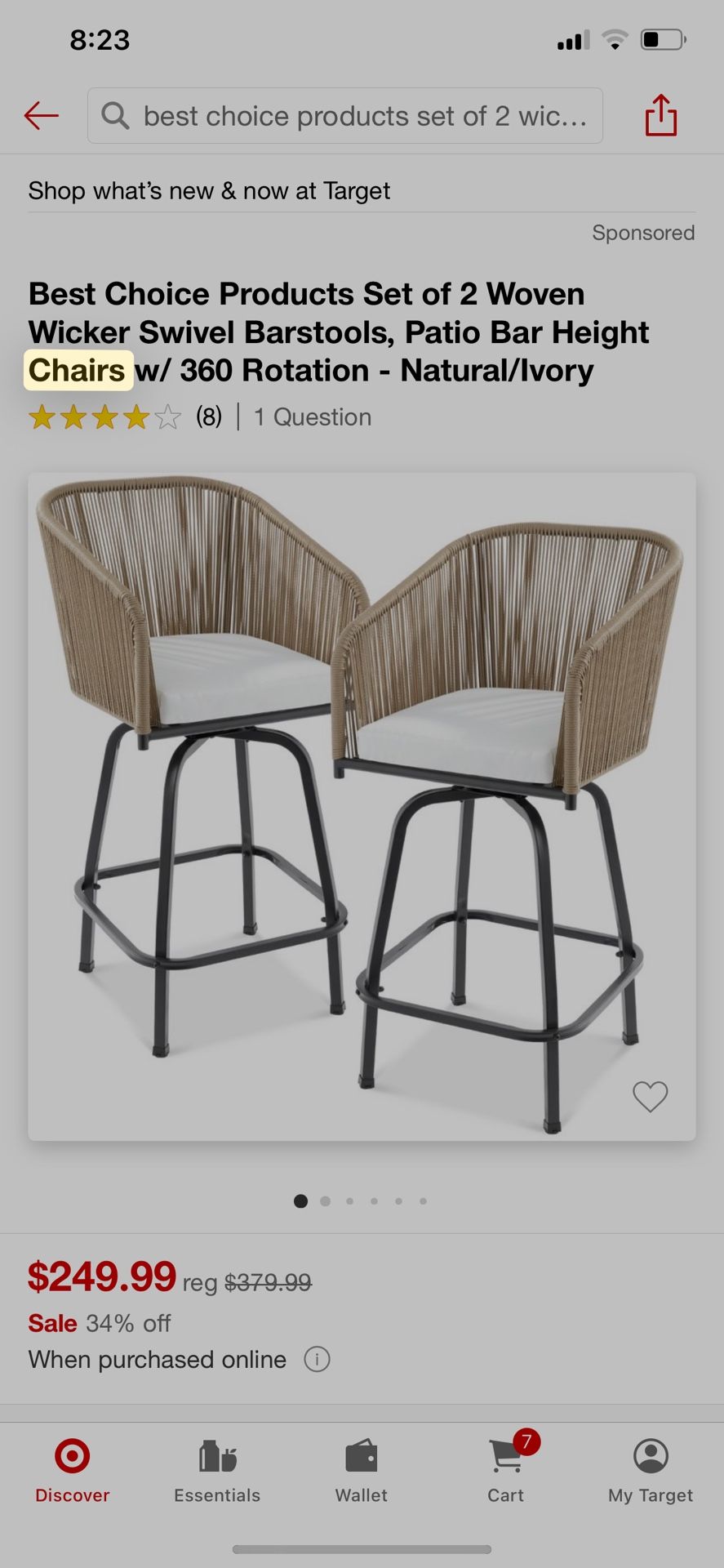 Swivel Bar Chairs