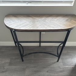Rustic Industrial Chic Console Table 
