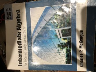 Math 73 intermediate algebra