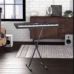 Fitueyes Basics Heavy-Duty Adjustable Keyboard and Piano Stand - Double-X
