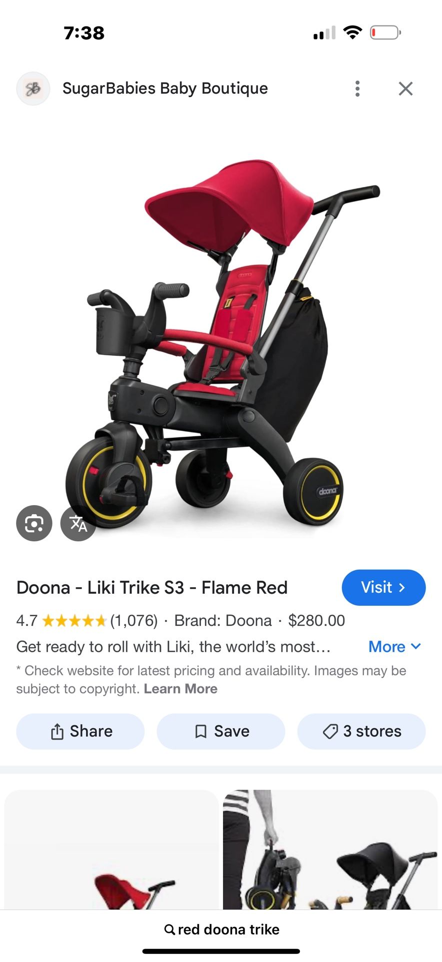 Doona Trike Like New
