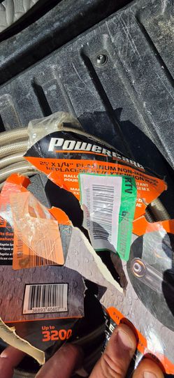 Pressure washer hoses 25'x1/4"
