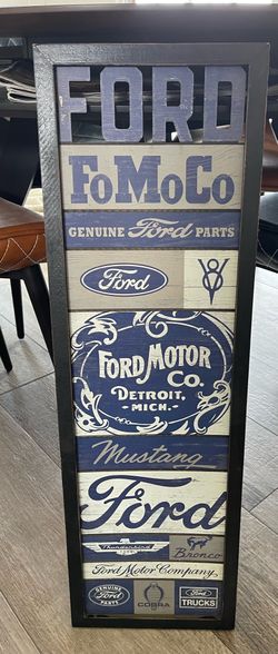 Ford Motor Co Wood Picture