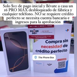 iPhone 16 Pro Max 256GB Desbloqueado, disponible con opción de pago a plazos😱 