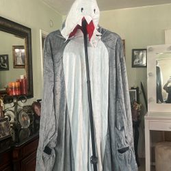 Spirit Costume One Size Di Unisex Shark Jumpsuit Hoode d Body Suit Jogger Outft