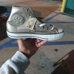 Converse Metallic Gold