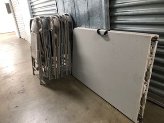 Folding Chair & Table