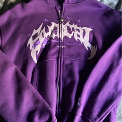 Synical purple hoddie 
