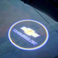 2 Universal Wireless Chevy Chevrolet Welcome Puddle Lights SHIPPING AVAILABLE. Many Cars Available