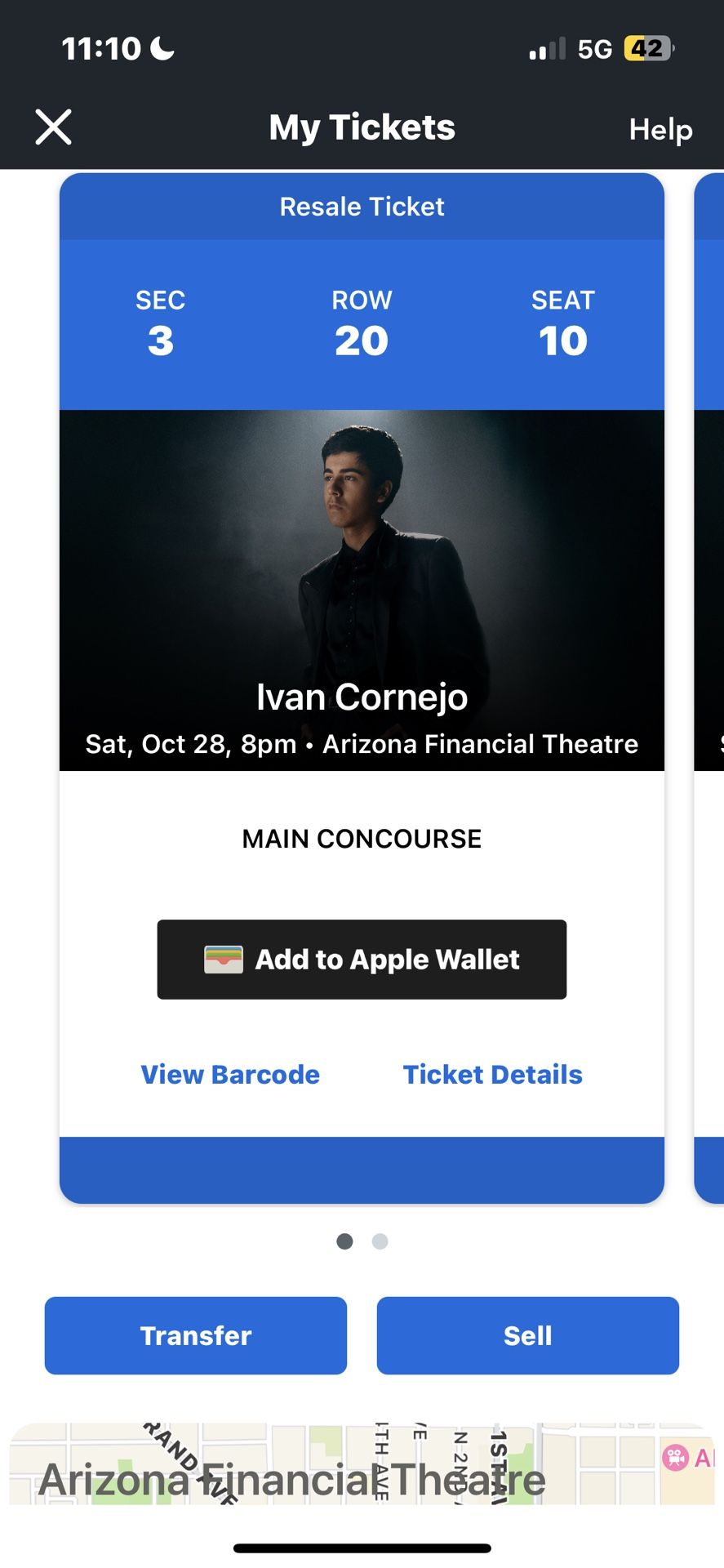 Ivan Cornejo Concert Tickets
