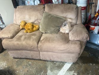 Suede couches