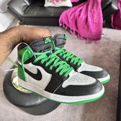 Air Jordan 1s Pine Green