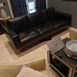 Leather Sofa.  