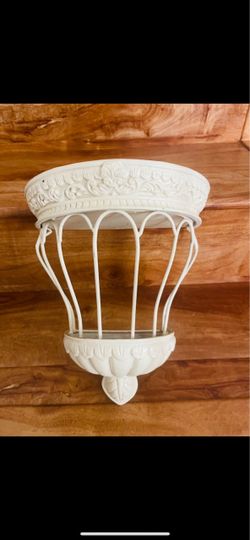 Heavy wall shelf shabby chic/farmhouse style