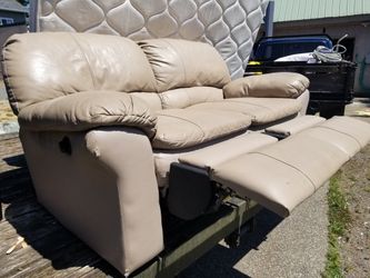 Recliner Leather Couch