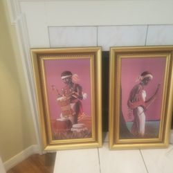 Beautiful Framed African American Art