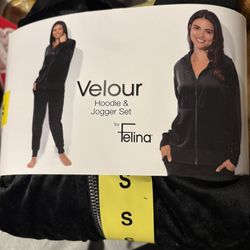 Black Jogger Track Suit -Small