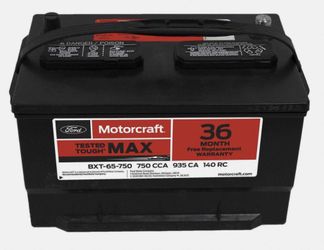 2 New - 12v 65 750cc Batteries