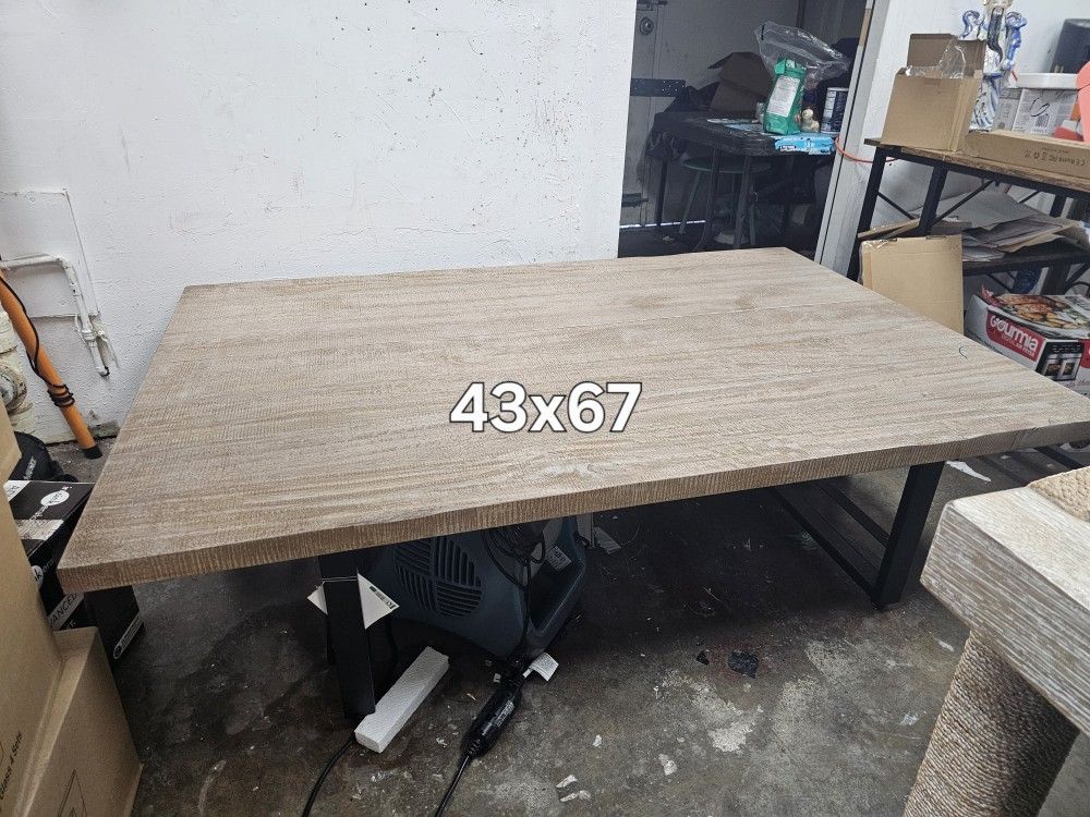 Farmhouse Large Coffee Table New  Open Box 