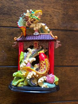 Feng Shui Carp Fish w Dragon