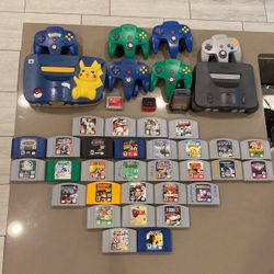 N64 consoles games Nintendo 64