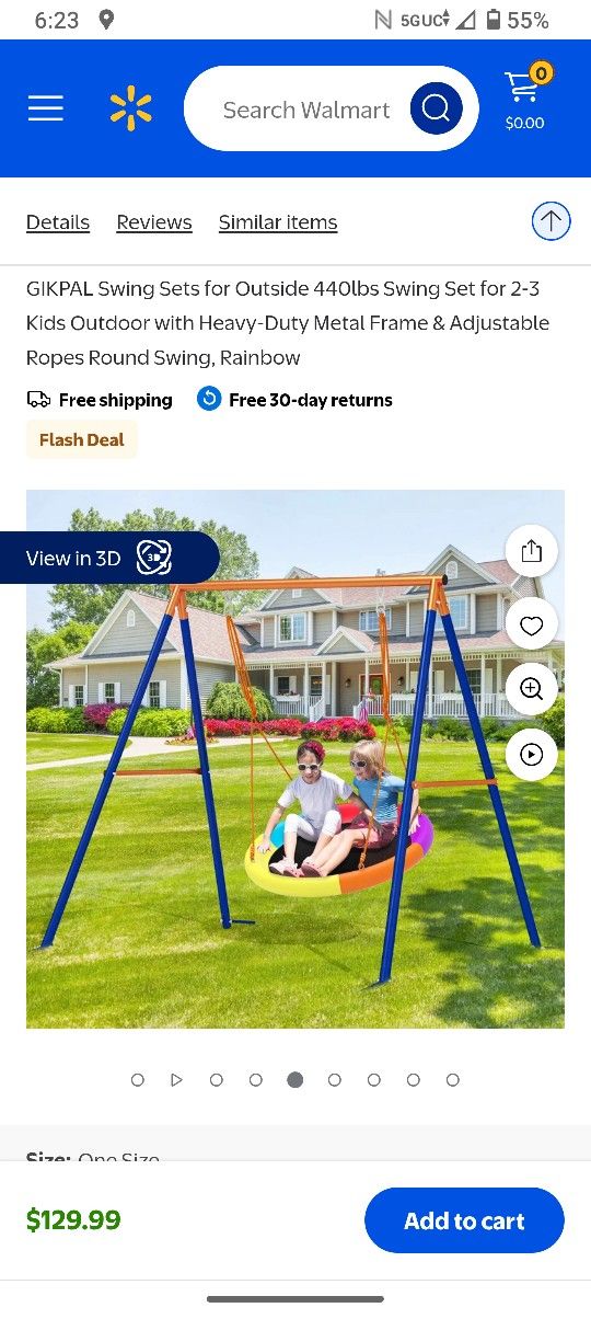 Swing Set Saucer