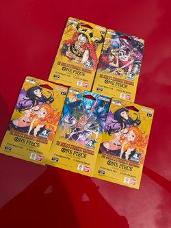 One Piece Card Game OP-17 Booster Packs x5
