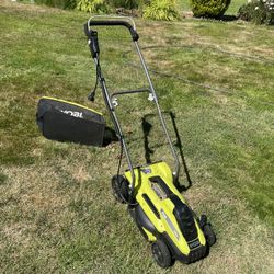 Corded 13” Ryobi Light Weight Lawnmower 