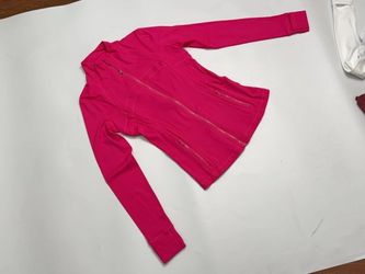 Pink Full-Zip Athletic Lululemon Set Size L