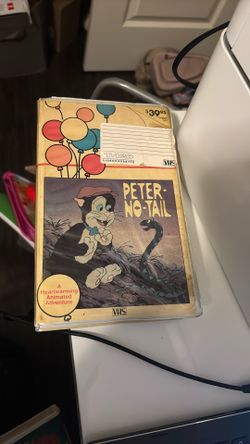 Peter-No-Tail Children's Video Library (VHS 1981) TESTED-RARE VINTAGE HTF