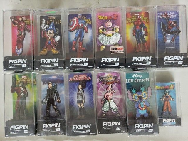 Figpin Collectables  12 Total